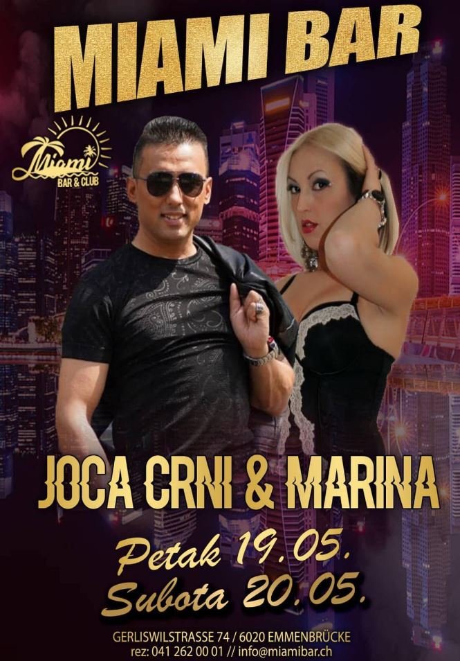 Joca Crni & Marina - Miami Bar