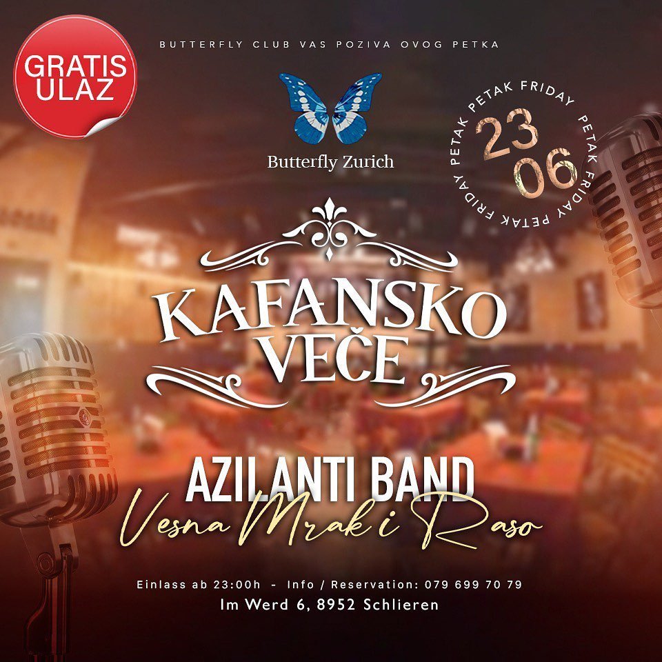 Kafansko veče- Azilanti Band