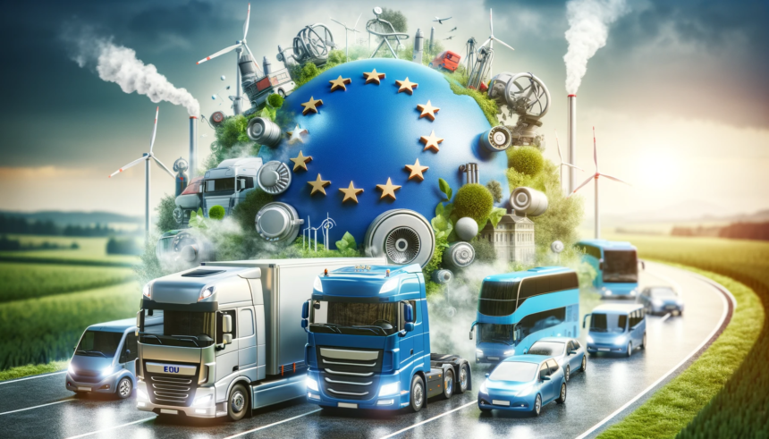 heavy vehicles like trucks and buses to reduce CO2 emissions
