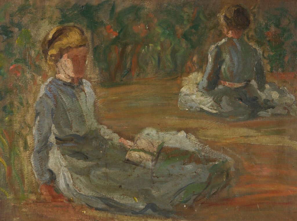 Nadžeda Petrović. Vlačare (Devojke), 1902 – kopija