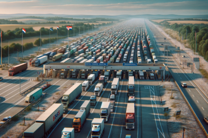 border crossing between Serbia and Croatia
