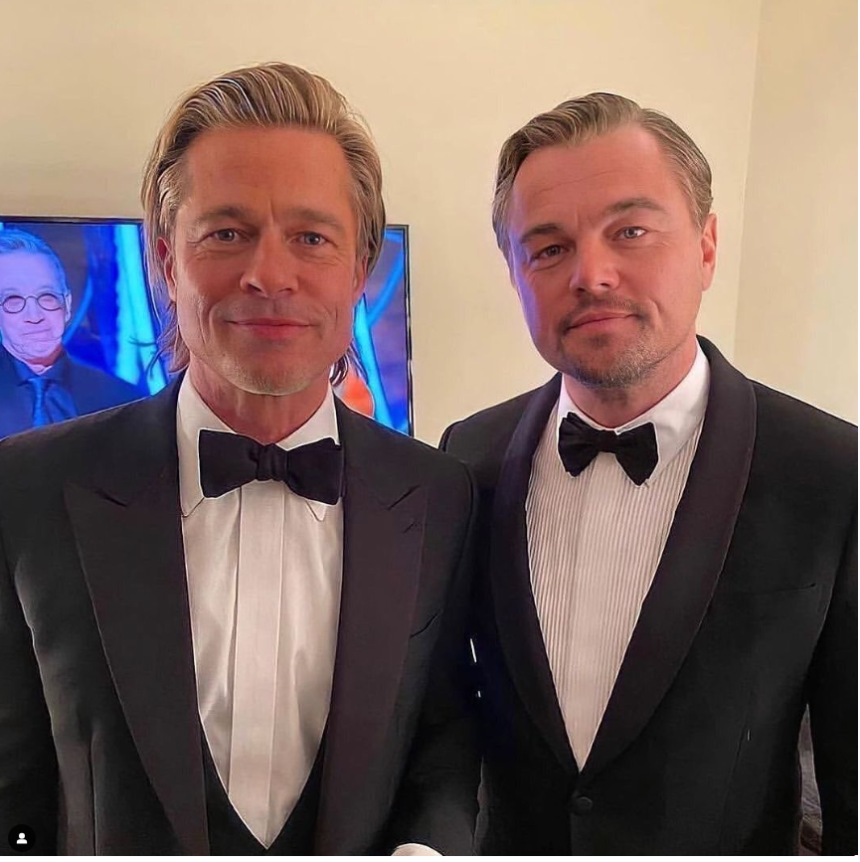 brad pitt and leonardo